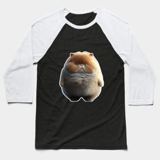 Cute Chibi Cat Merch - Adorable Feline Apparel and Accessories Baseball T-Shirt